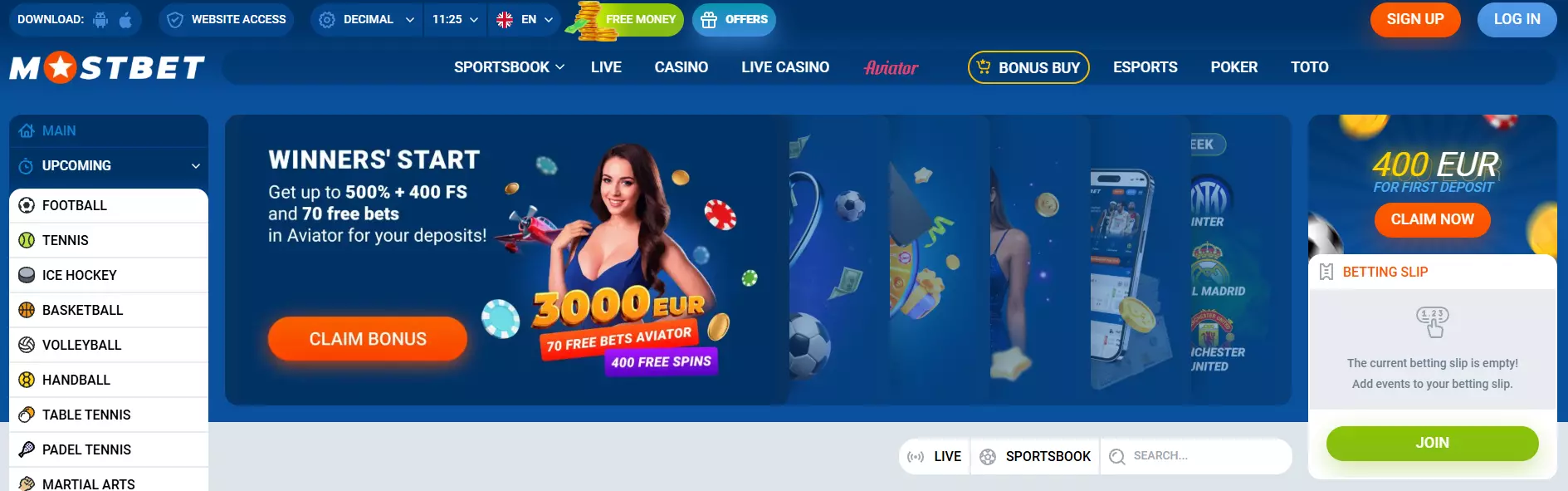 Mostbet sito ufficiale